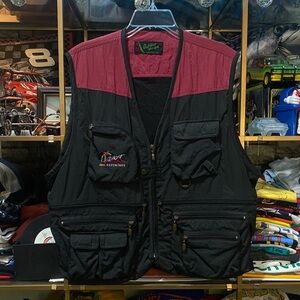 Vintage 80s Asics Outdoor Adventure Multi-Pocket Vest XL Japan Exclusive JASCO